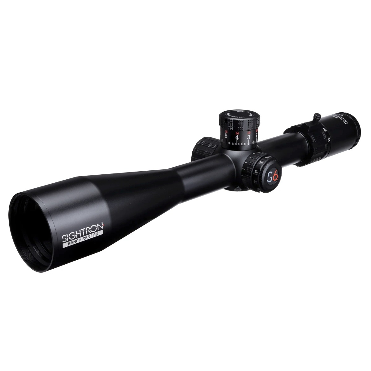 Sightron S6 10-60x56 SFP MOA-FTD Illuminated 1/8 MOA 34mm Rifle Scope