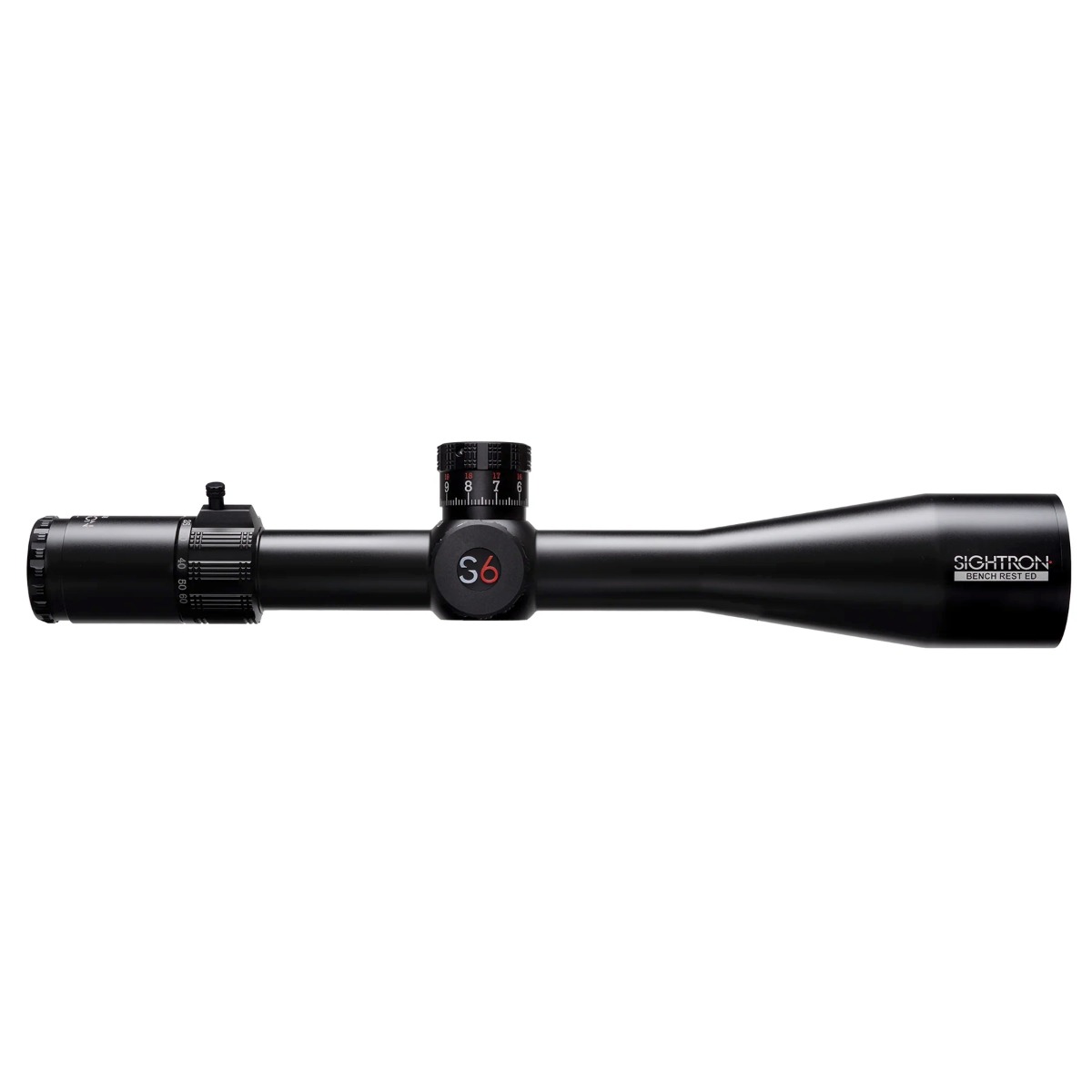 Sightron S6 10-60x56 SFP MOA-BD Illuminated 1/8 MOA 34mm Rifle Scope