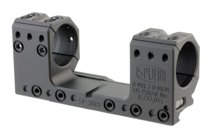 Spuhr ISMS SP-3001 Ø30mm Tube 0 MIL (30mm High) Picatinny Scope Mount