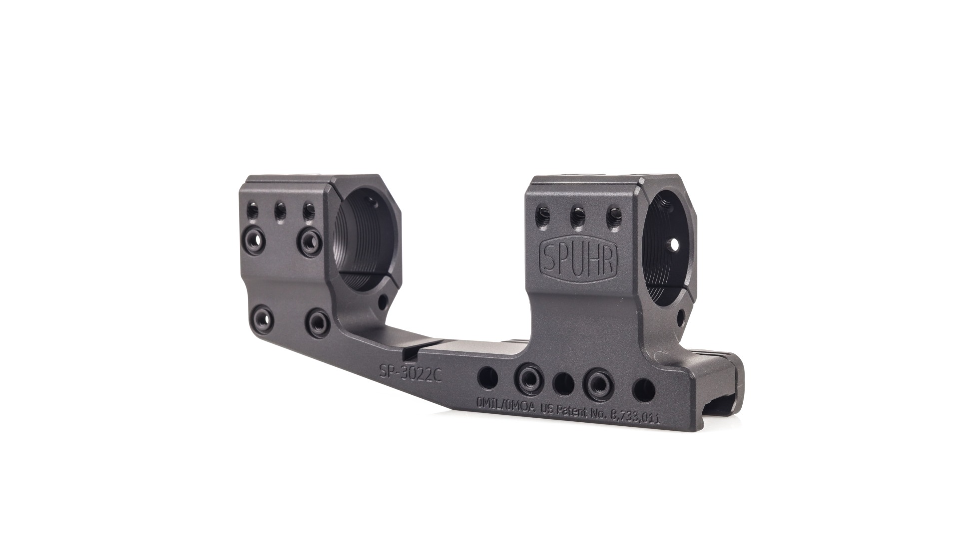 Spuhr ISMS SP-3022C Gen 3 30mm High (38mm) 0 MOA Cantilever Picatinny Mount
