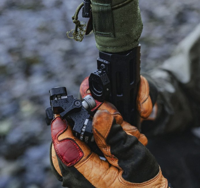 Spartan Vidarr Tactical Pan and Cant 5-9" Bipod with Picatinny Adapter