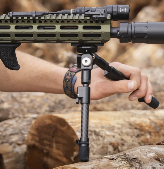 Spartan Vidarr Tactical Pan and Cant 5-9" Bipod with Picatinny Adapter