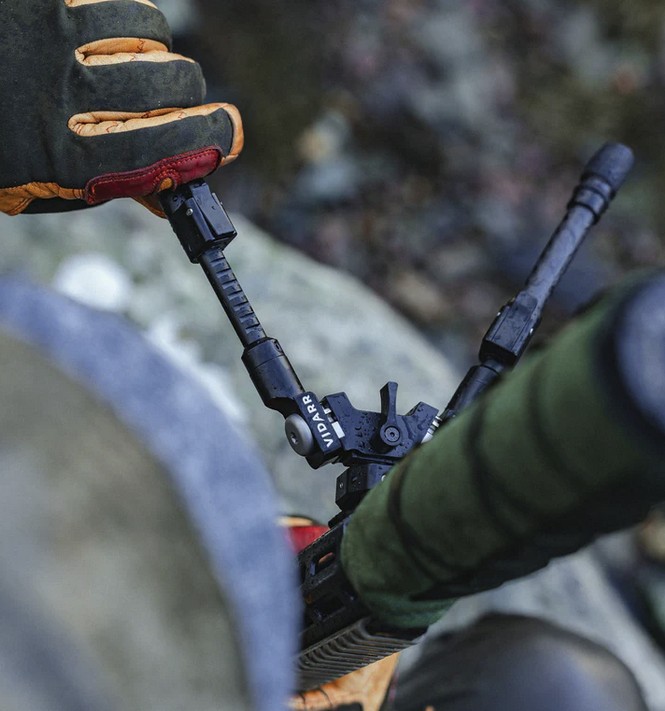 Spartan Vidarr Tactical Pan and Cant 5-9" Bipod with Picatinny Adapter