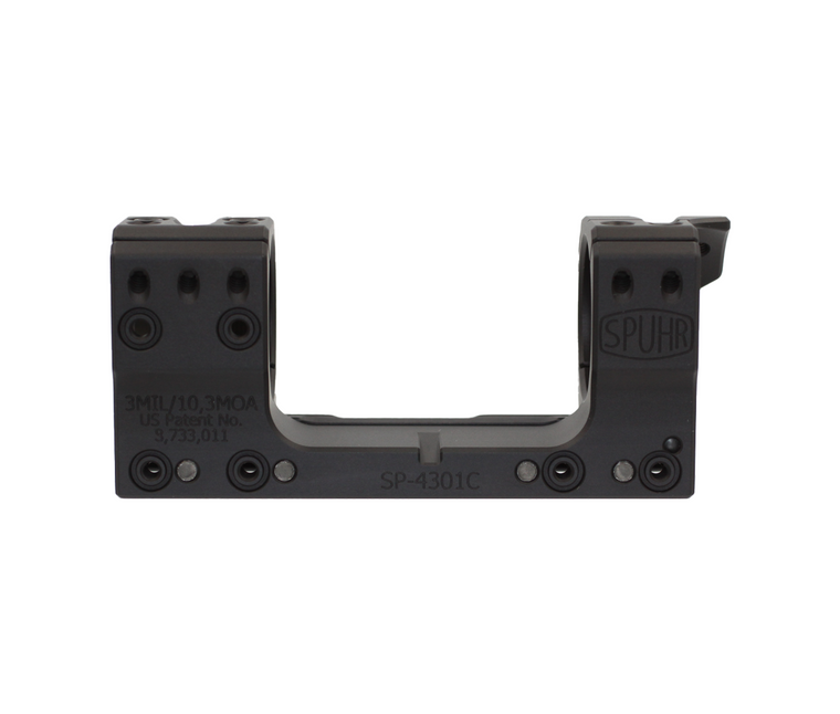 Spuhr ISMS SP-4301C Gen 3 34mm Low (30mm) 10 MOA Picatinny One-Piece Mount