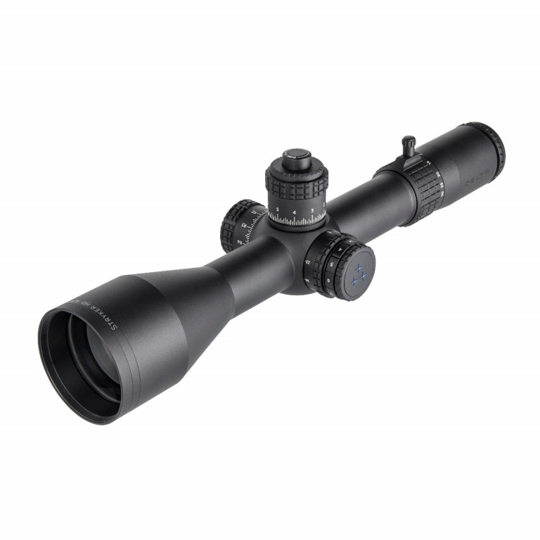 Delta STRYKER ED 4.5-30x56 HD FFP IR Mil Mil Zero Stop LOCKING TURRET Rifle Scope - LRD-1T