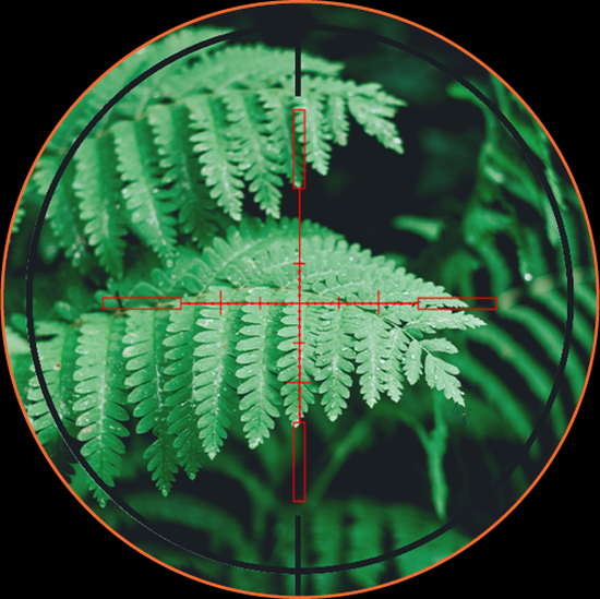 Immersive Optics 14x50 Mildot w/MOA ADJ MOUNTS Prism Rifle Scope