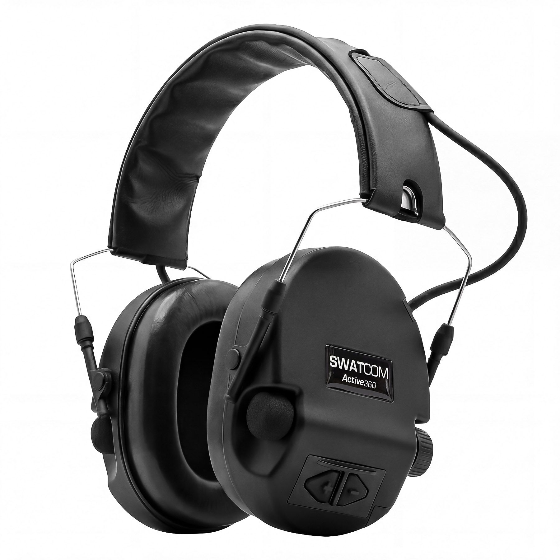 SWATCOM Active360 Electronic Ear Defenders - Black