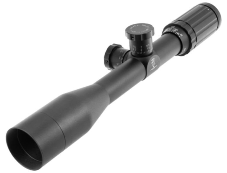 SWFA SS 12x42 Tactical Rear Focus Riflescope, MOA-Quad