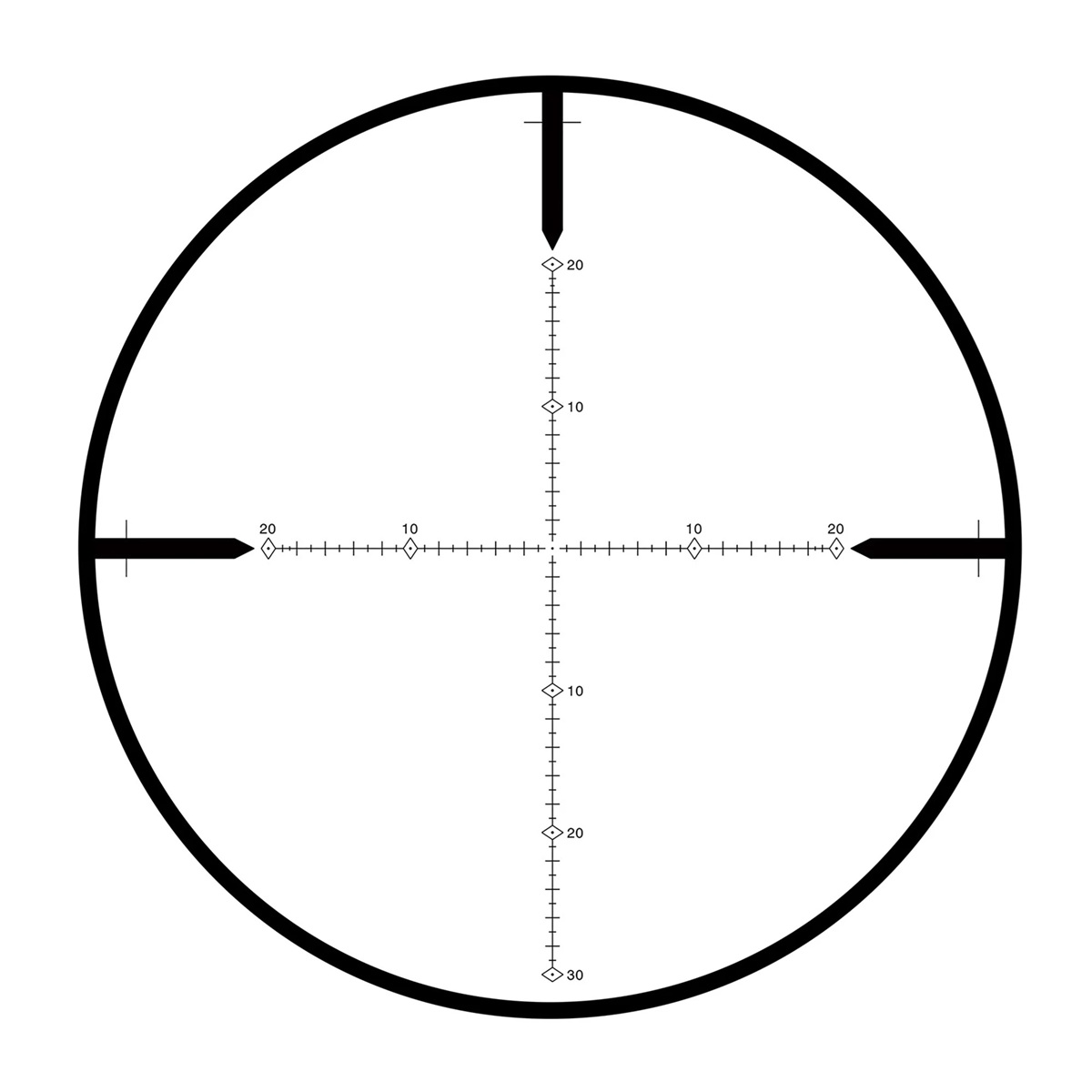 SWFA SS 20x42 SFP MOA 30mm GEN 2 Rifle Scope