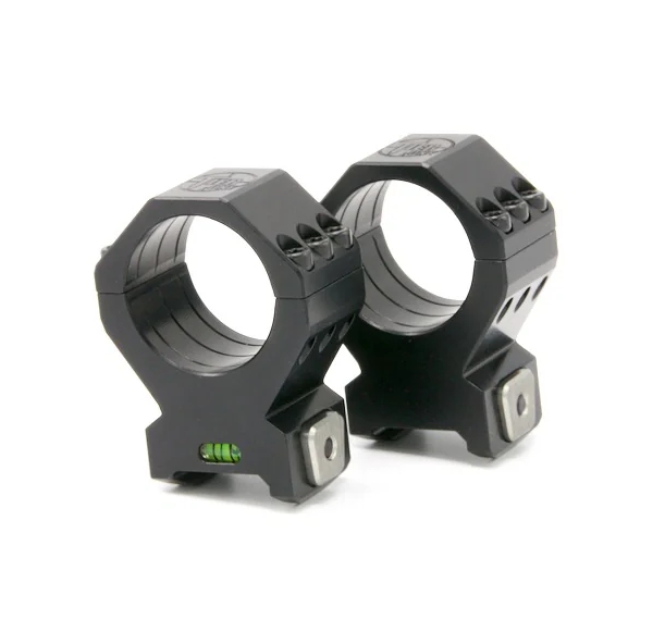 Tier One 30mm High TAC 6 Screw Bubble Level Picatinny Scope Rings