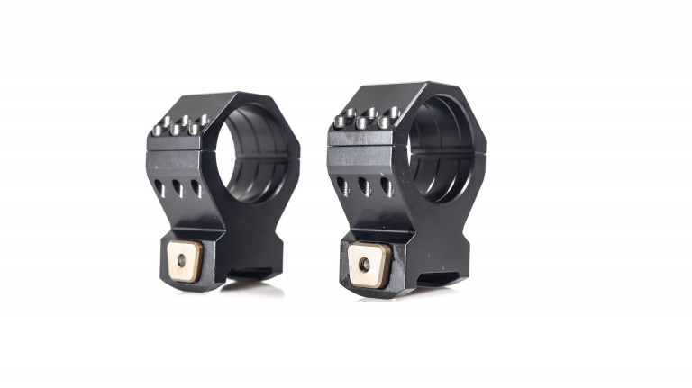 Tier One 34mm High TAC 6 Screw Bubble Level Picatinny Scope Rings