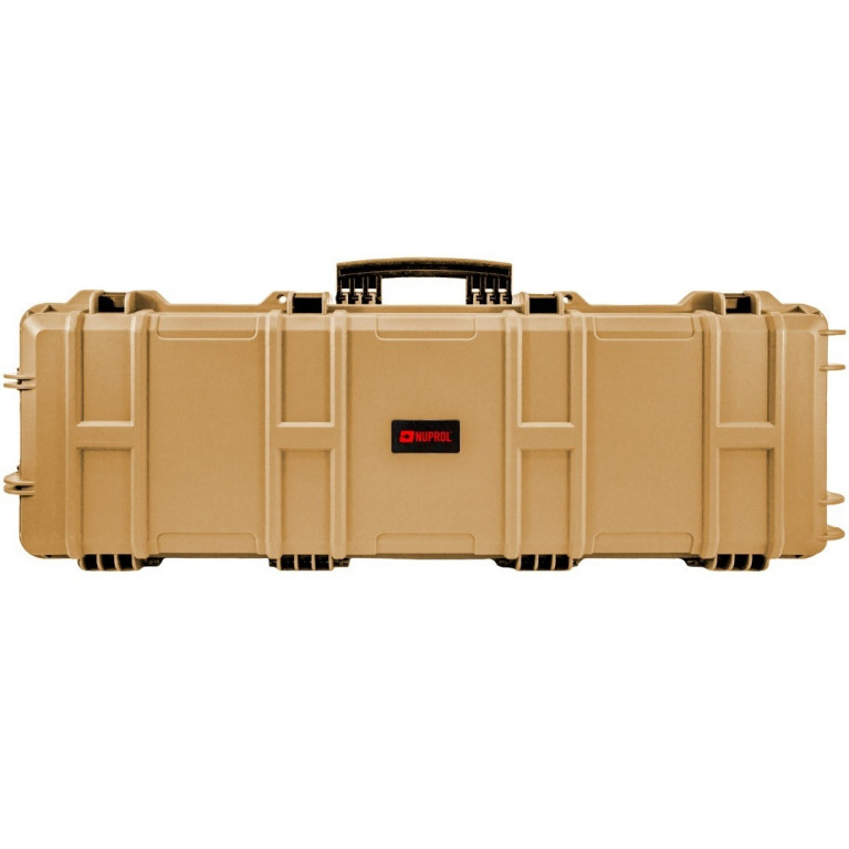 Nuprol Premium Tan Rifle Case with Wave Foam - Large (1090 x 390 x 150 mm)