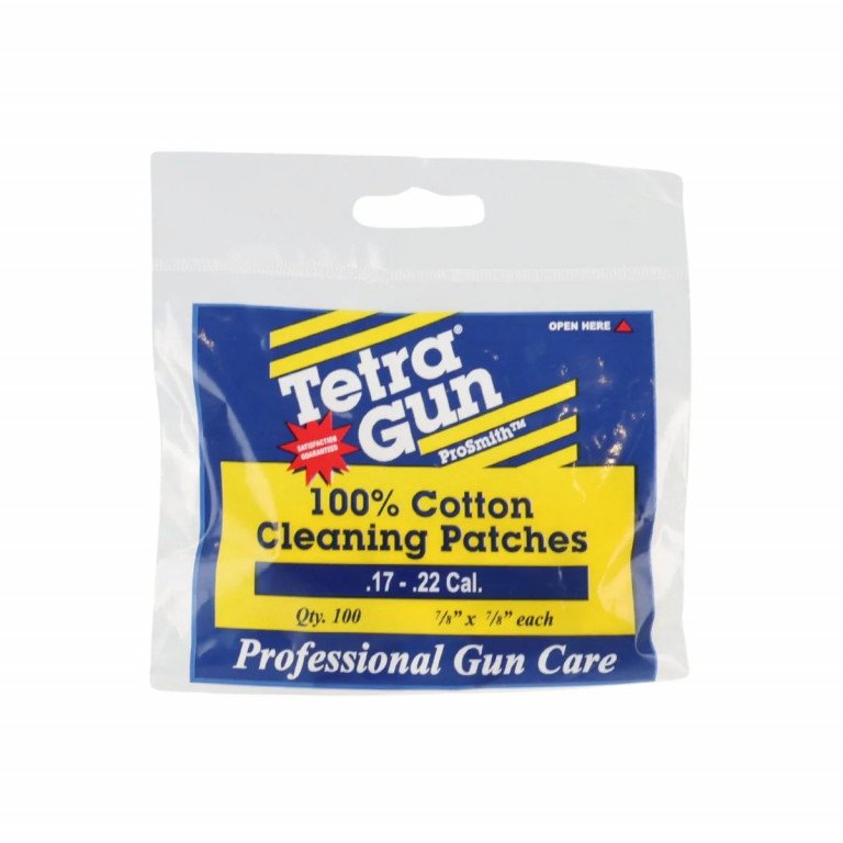 Tetra ProSmith .17-.22 Cal Pack of 100 Cleaning Patches