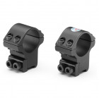 WULF by Sportsmatch TO3C 1" Medium Airgun / Rimfire 9-11mm Dovetail Rifle Scope Rings