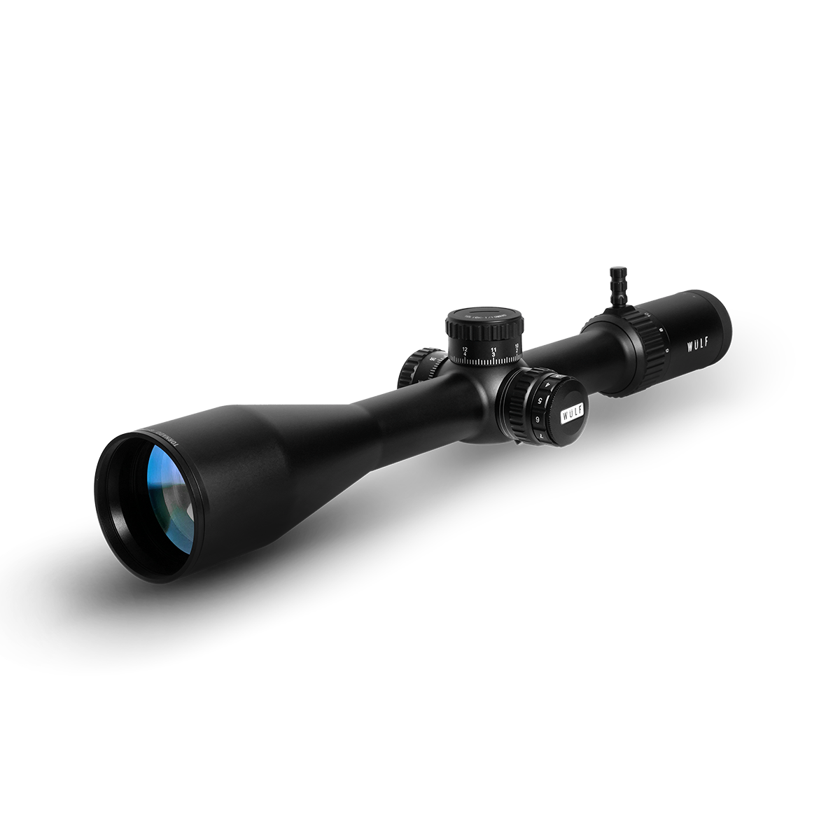 WULF Tornado 6-24x50 FFP Digi-Illum W-MIL3 Side Focus Zero Stop LT (30mm) Tactical 0.1 MRAD Rifle Scope