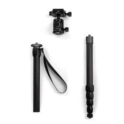 GPO Carbon Fibre Tripod with Ball Head and QR Adaptor Plate - 1520mm