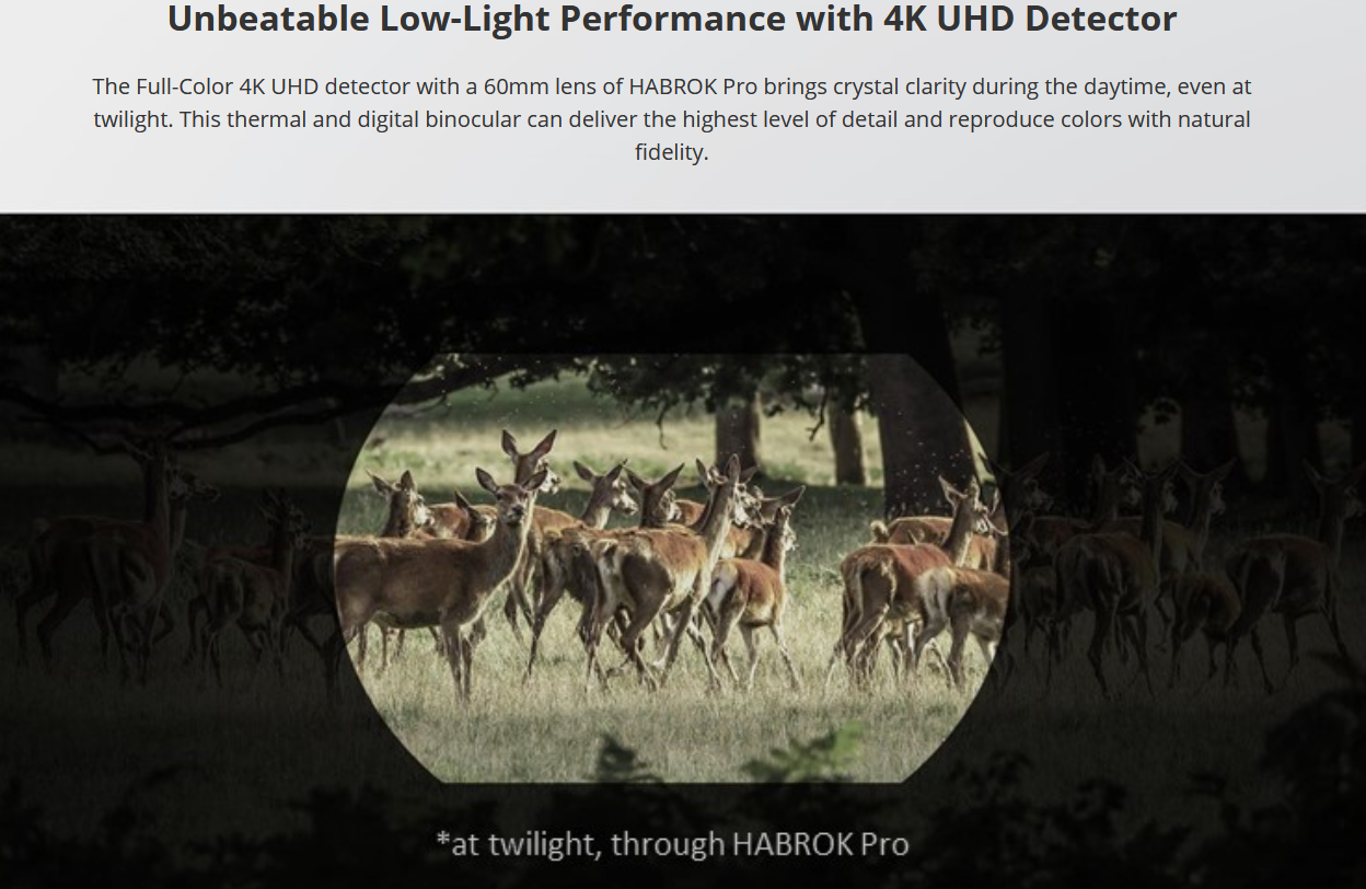 HIKMICRO Habrok Pro HX60L Multi-Spectrum Thermal Binocular