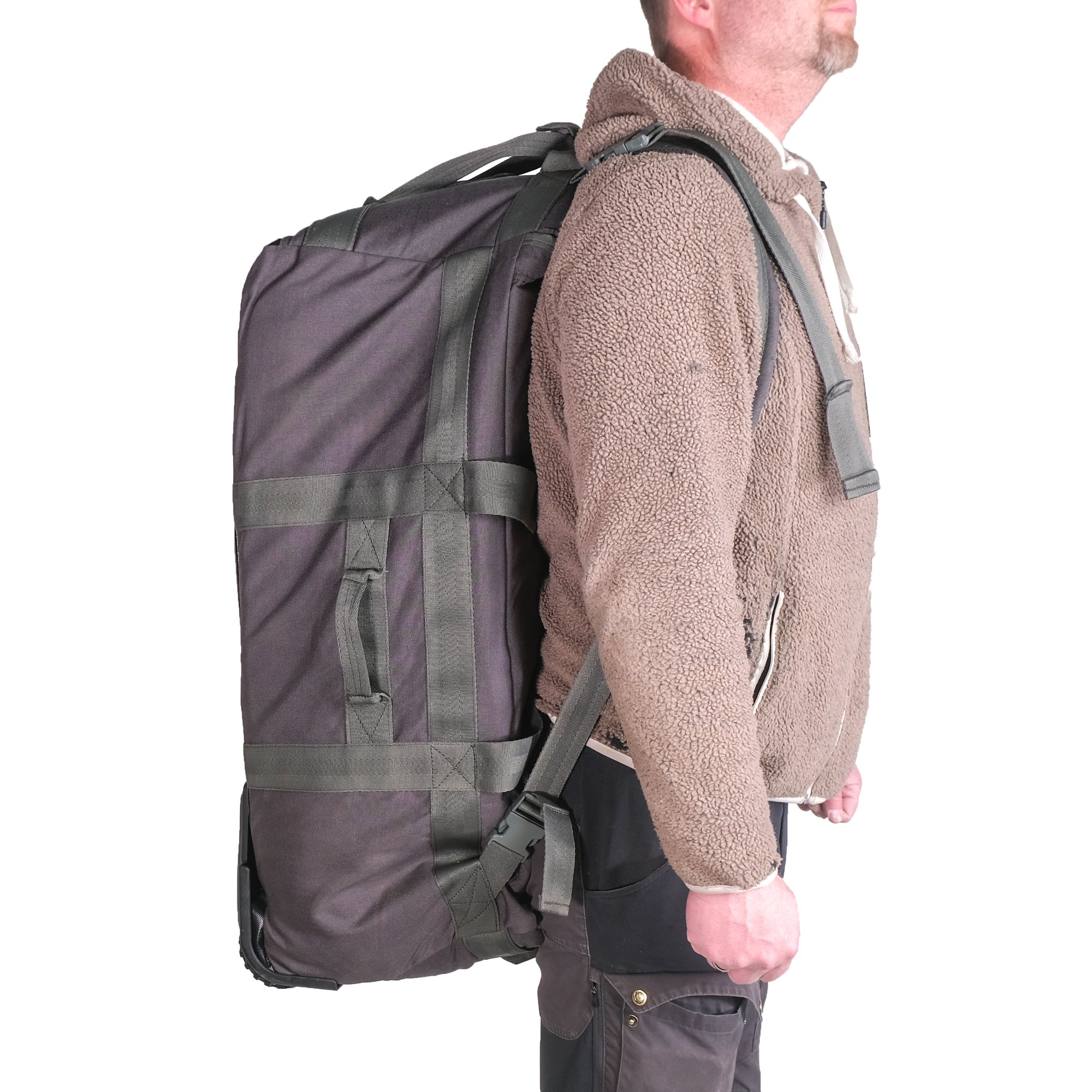 Ulfhednar 100 Litre Condura Duffel Bag with Wheels and Backpack Straps