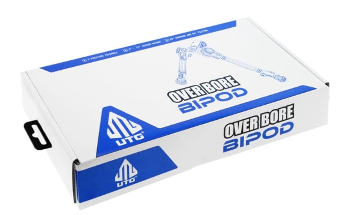 Leapers UTG Over Bore Bipod 7-11" Picatinny QD Pan and Tilt Heavy Duty