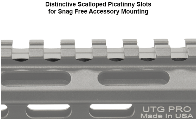 UTG Super Slim Picatinny Riser Mount, 0.5" Height, 13 Slots