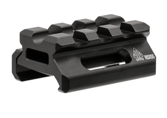 UTG Super Slim Picatinny Riser Mount, 0.5" Height, 3 Slots