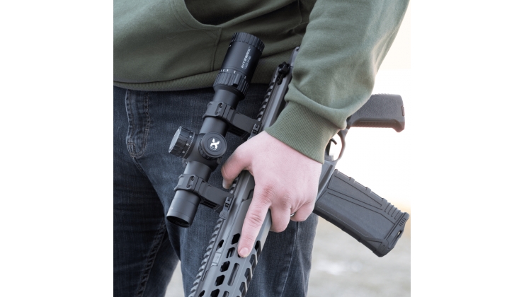 UTG Accu-Sync QR 34mm 2X-High Profile Picatinny Scope Mount Rings