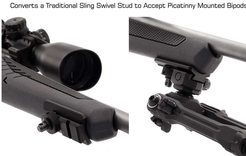 UTG Bipod Mount Swivel Stud to Picatinny Adaptor