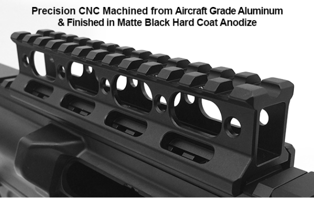 UTG Super Slim Picatinny Riser Mount, 1" Height, 13 Slots