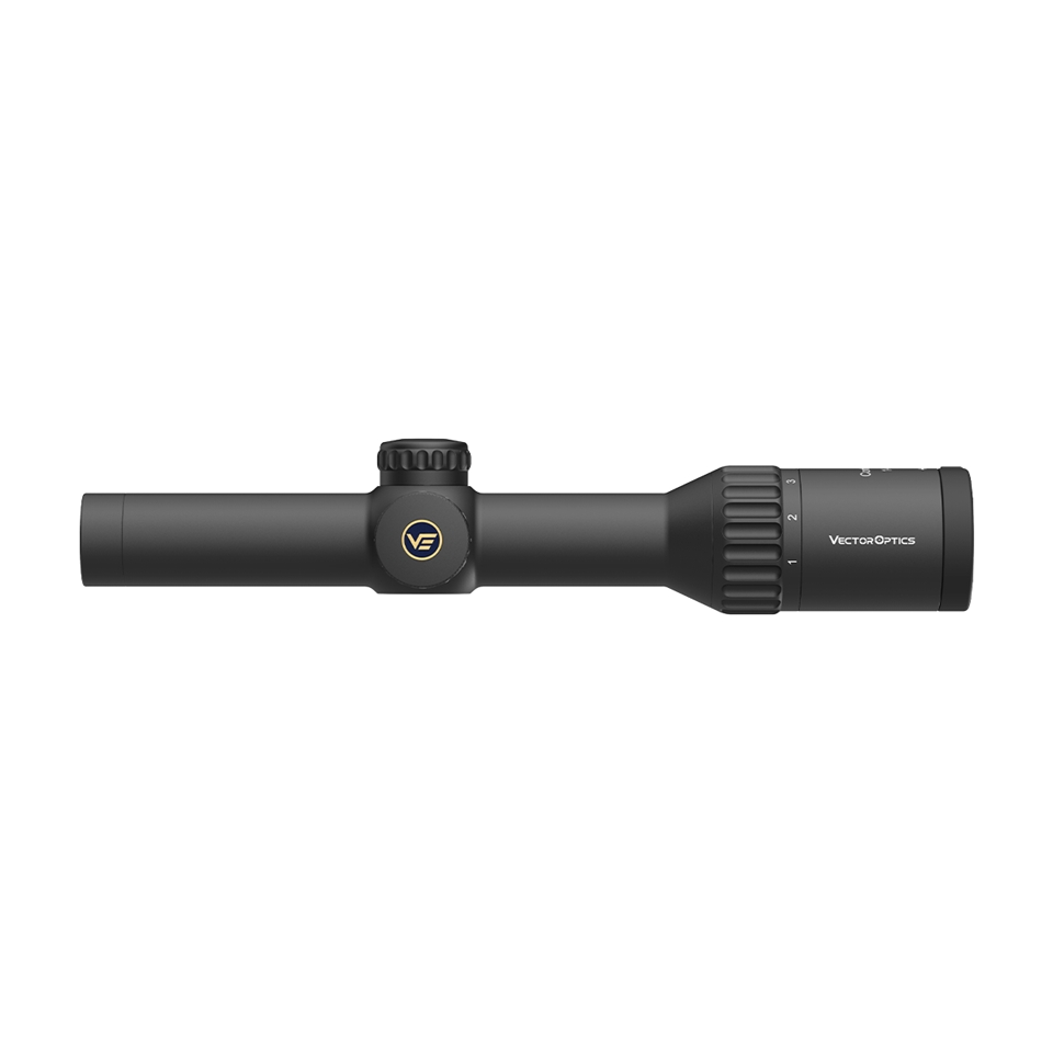 Vector Optics Continental X6 1-6x24 LVPO Fiber IR 1/2MOA 30mm Rifle Scope