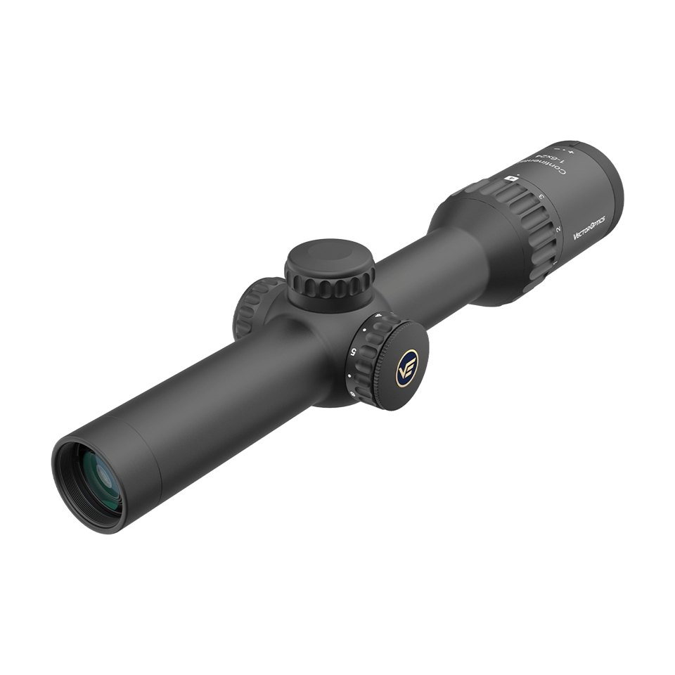 Vector Optics Continental X6 1-6x24 LVPO Fiber IR 1/2MOA 30mm Rifle Scope