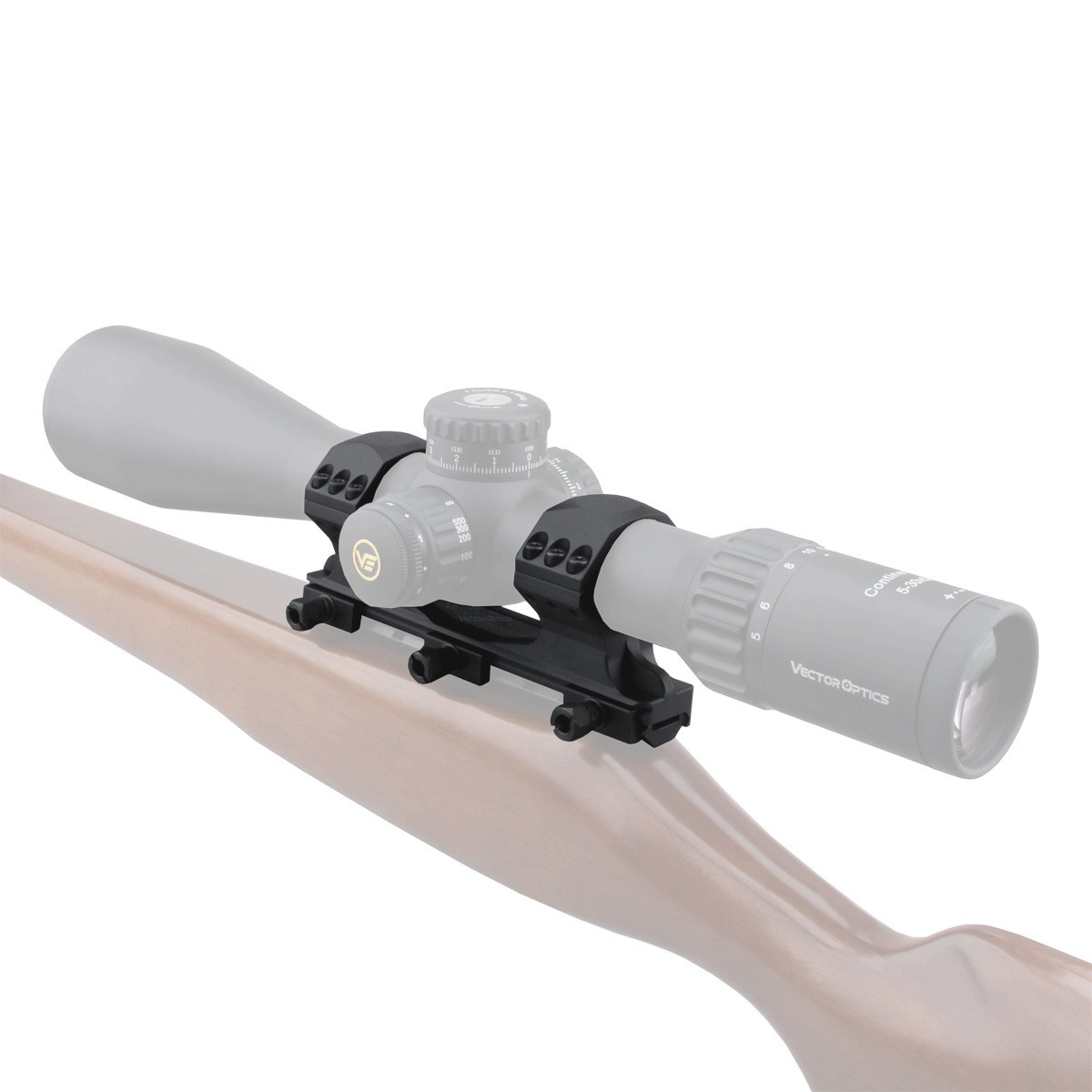 Vector 34mm X-Accu One Piece High Picatinny Mount