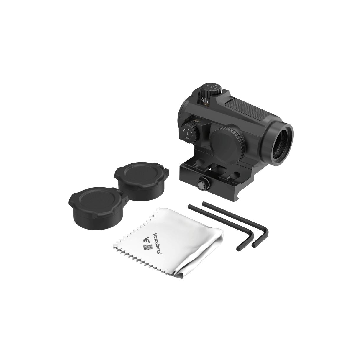 Vector Optics Maverick-II Plus 1x22 SOL Solar Power Red Dot Sight 2 MOA