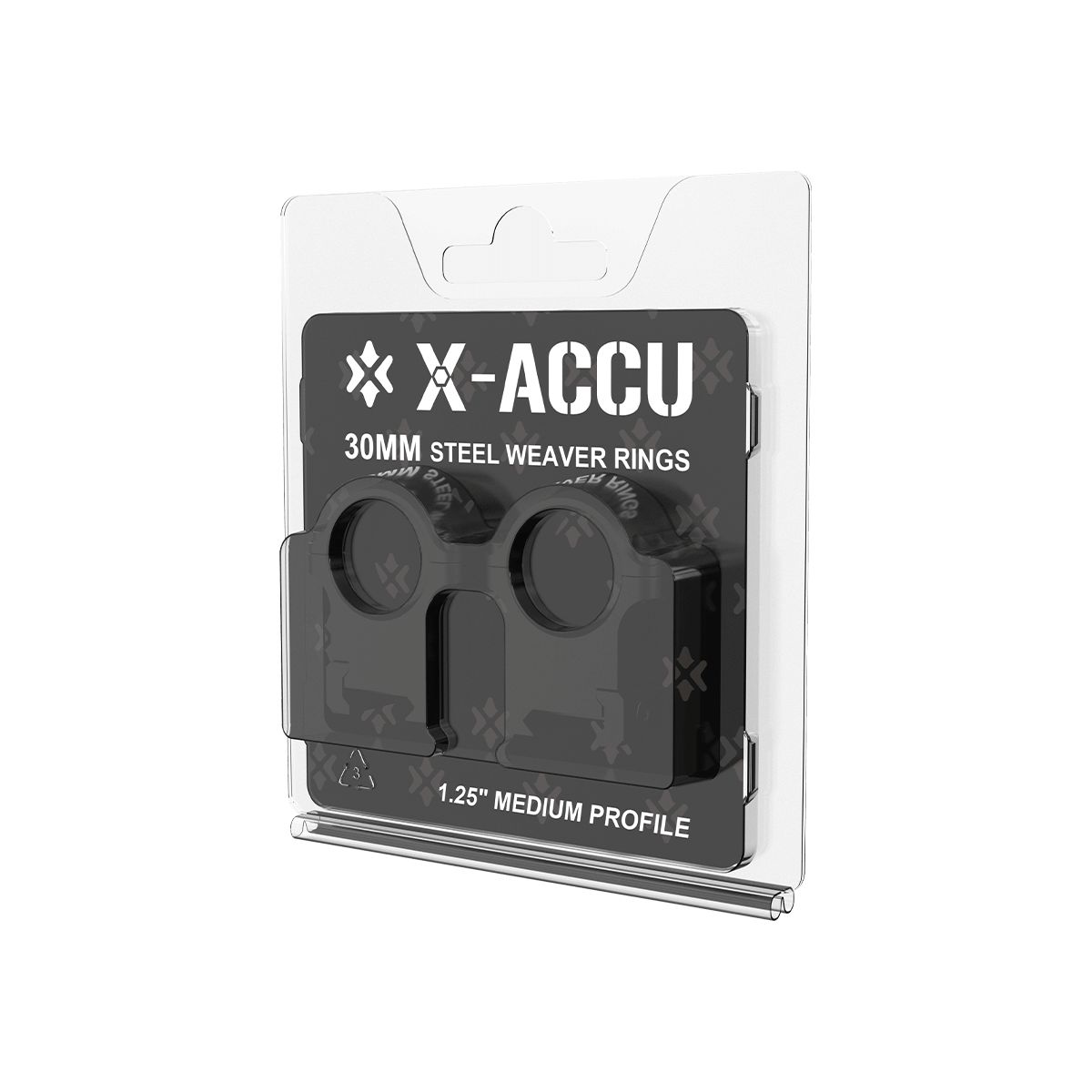 Vector Optics 30mm Steel Weaver Scope Rings 1.25in Medium Profile