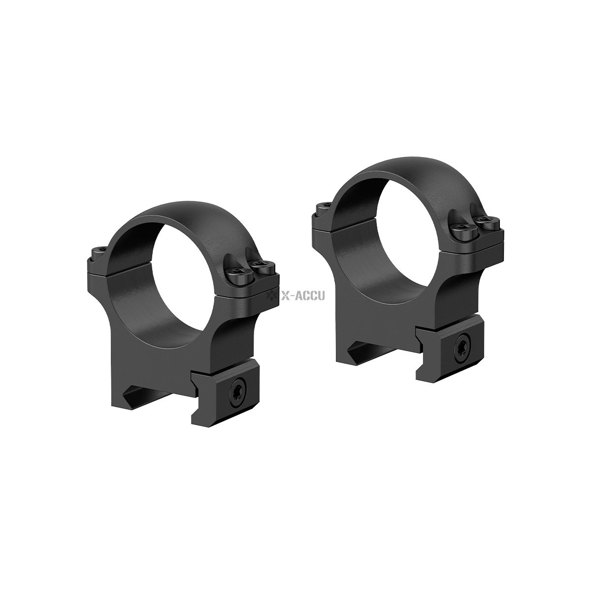 Vector Optics 30mm Steel Weaver Scope Rings 1in Low Profile