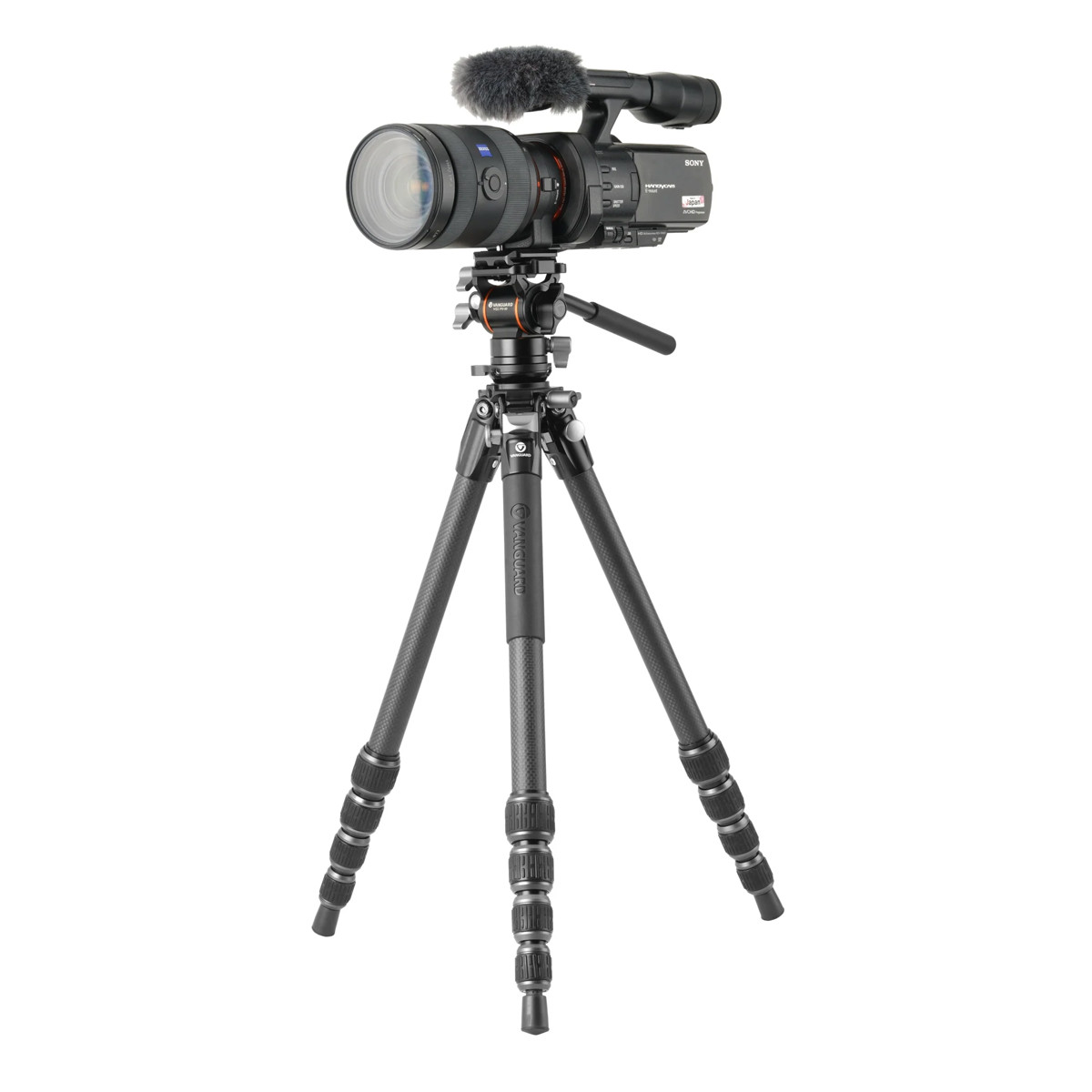 Vanguard Alta Pro 3VLT 235CV 12 - Carbon Travel Tripod with Levelling Base and Video Head - 5kg Load Capacity