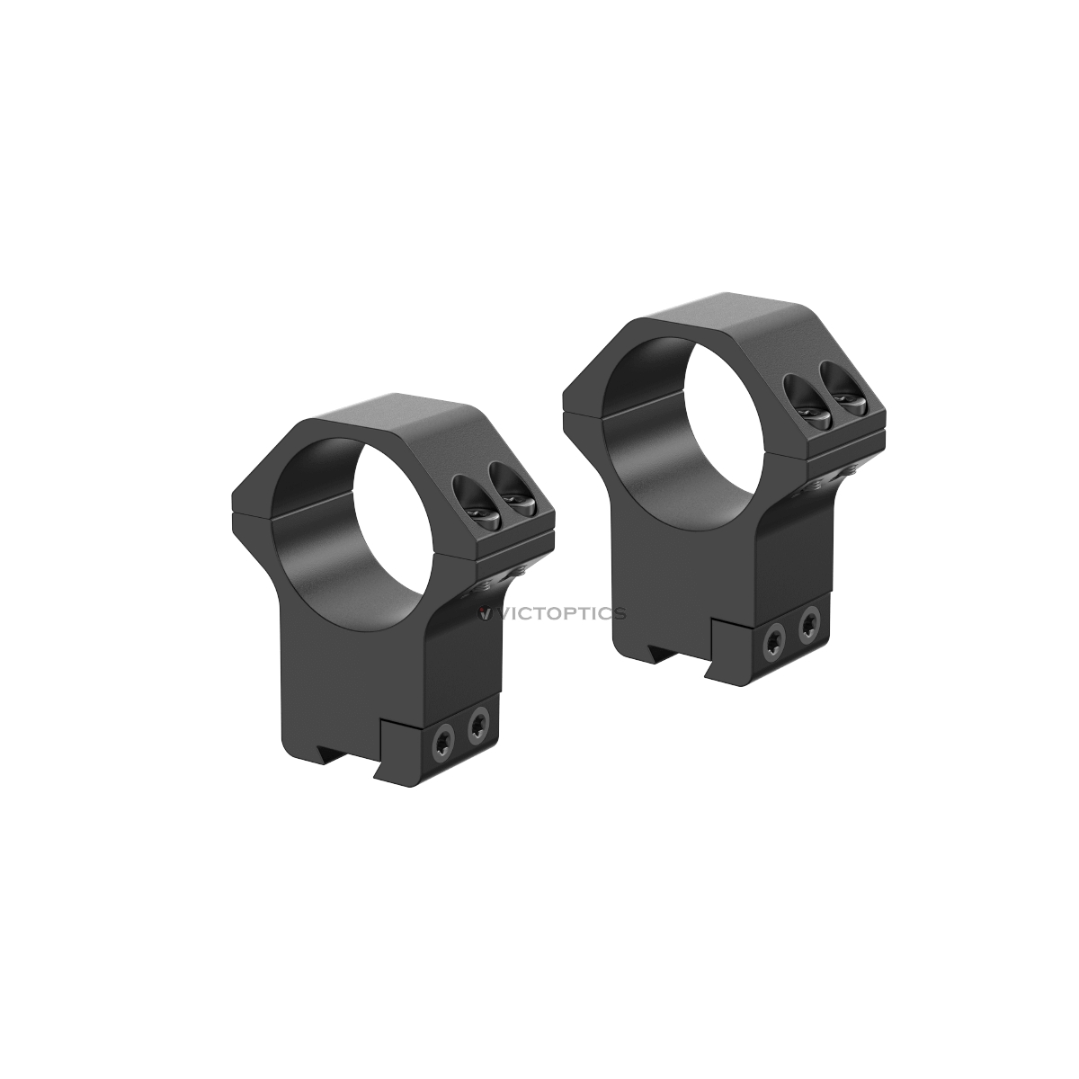 Vector Victoptics ACD Screw Mount 30mm 9-11mm Dovetail Mounting Rings - High