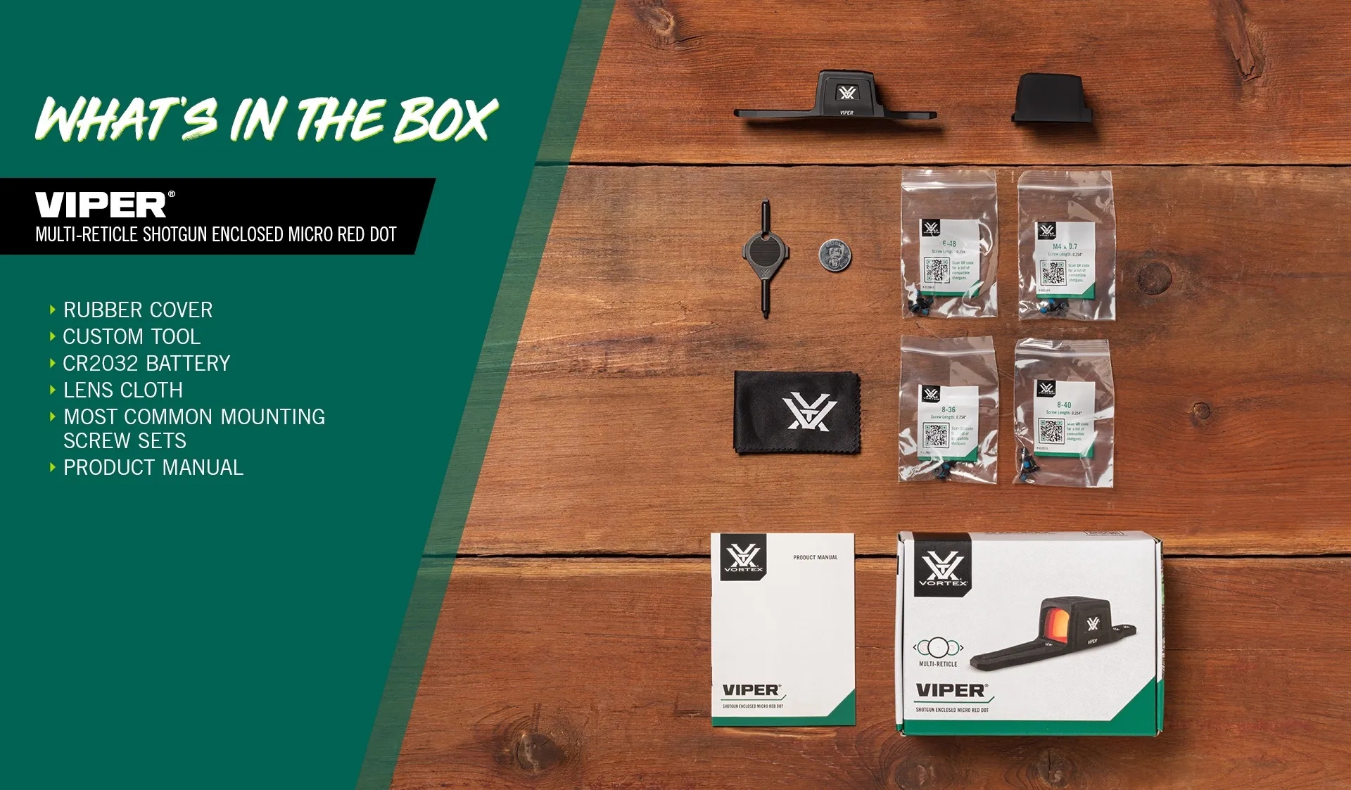 Vortex Optics Shotgun Enclosed Multi-Reticle Micro Red Dot Sight