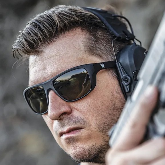 Vortex Jackal Sunglasses -Black/Smoke