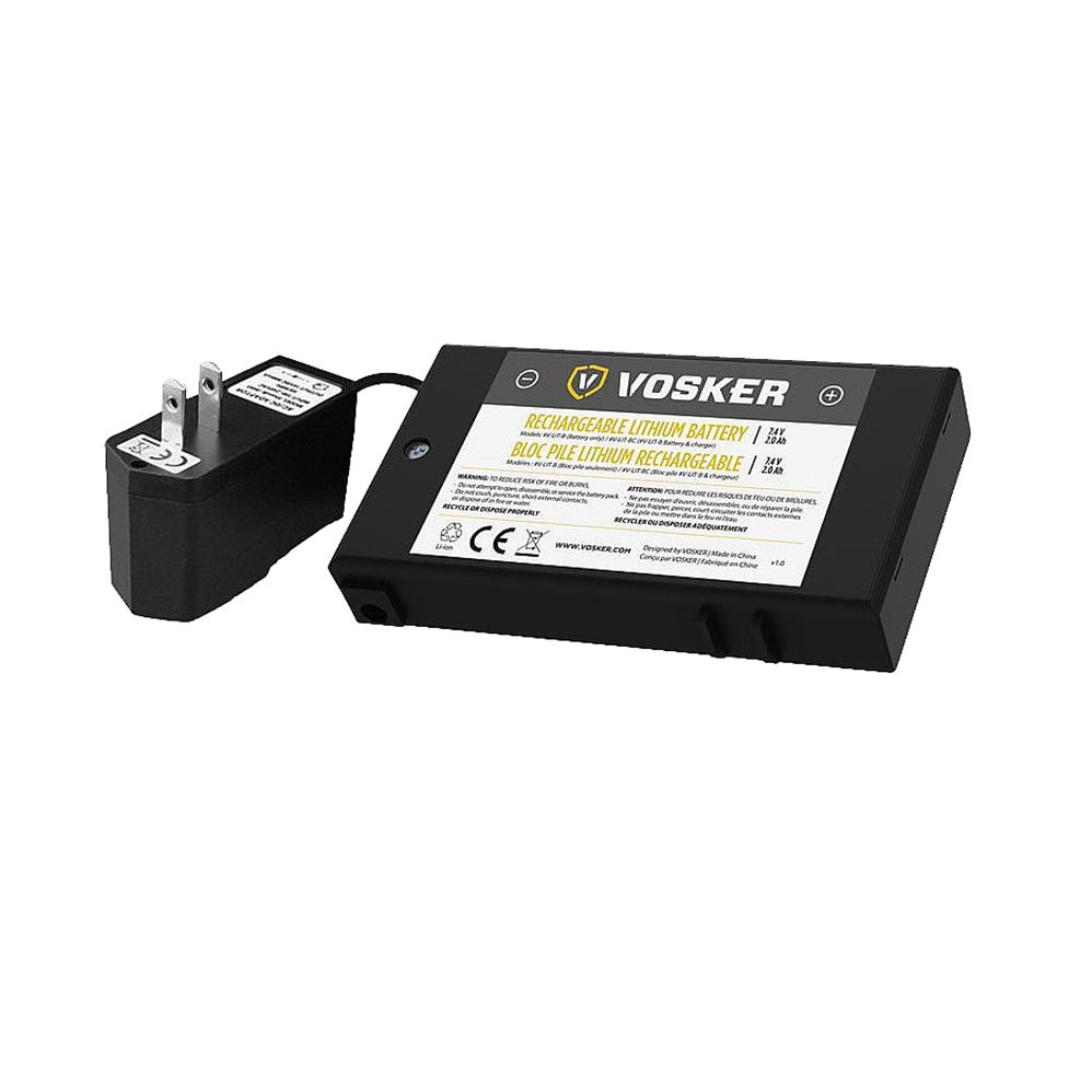 Vosker® V-LIT-BC Rechargeable 7.4V 2000mAh Lithium Battery Pack Charger