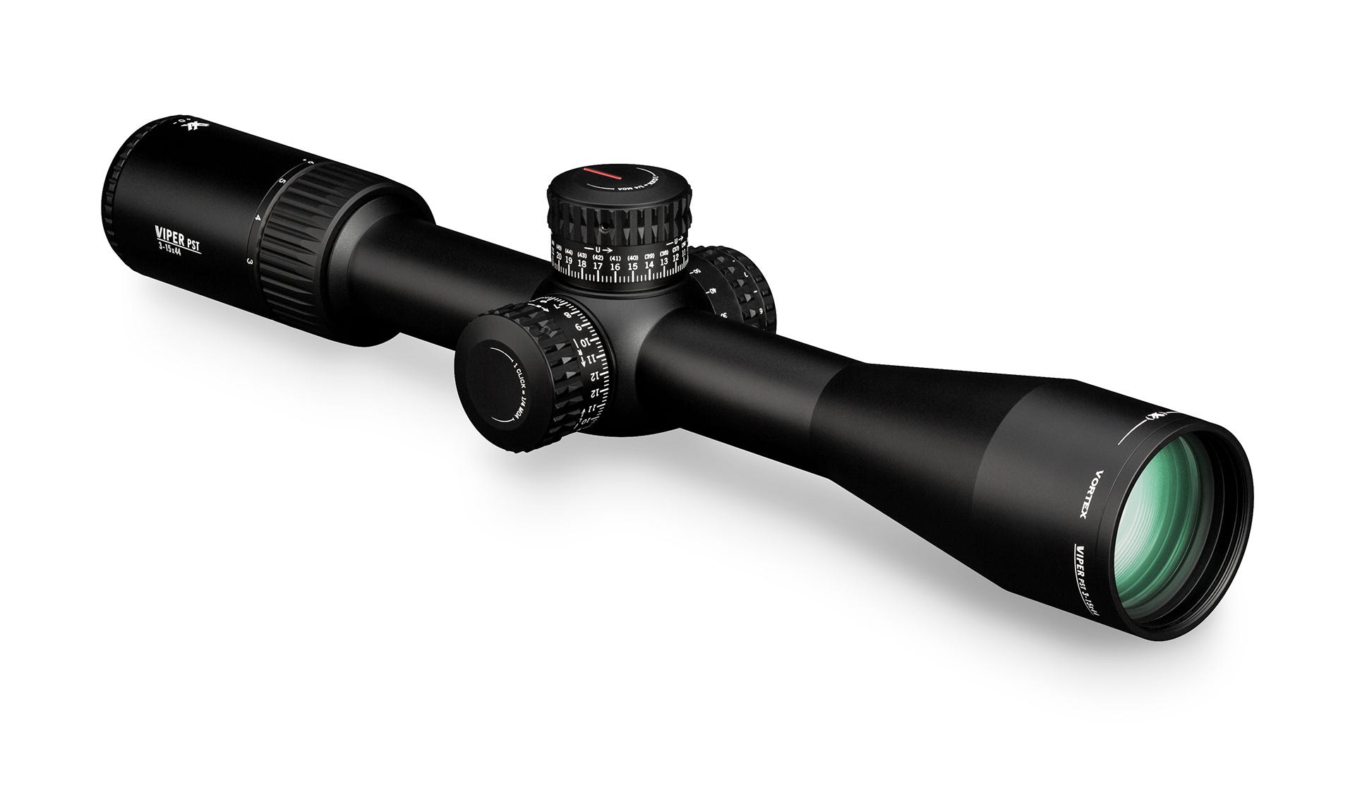 Vortex Viper PST Gen II 3-15x44 FFP IR EBR-7C MOA 30mm Rifle Scope