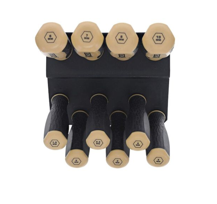 Wheeler 10 Piece Metric Hex Benchtop Screwdriver Set Precision Bench Tools