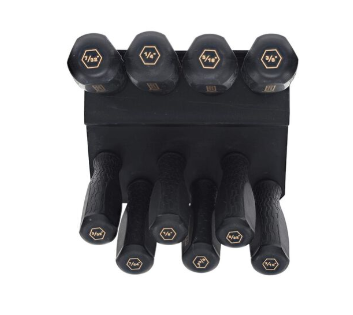 Wheeler 10 Piece SAE Hex Benchtop Screwdriver Precision Drivers Set