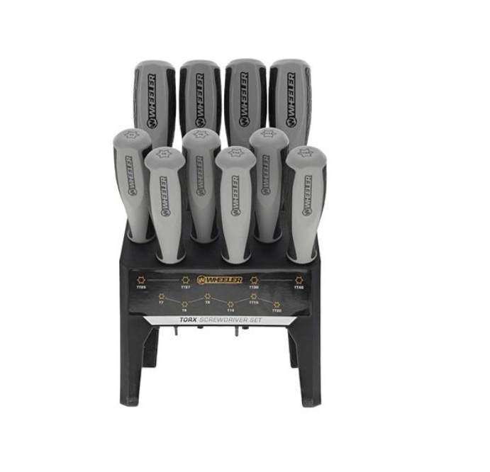 Wheeler 10pc Torx Screwdriver Set – Precision Bench Drivers for Optics & Mounts
