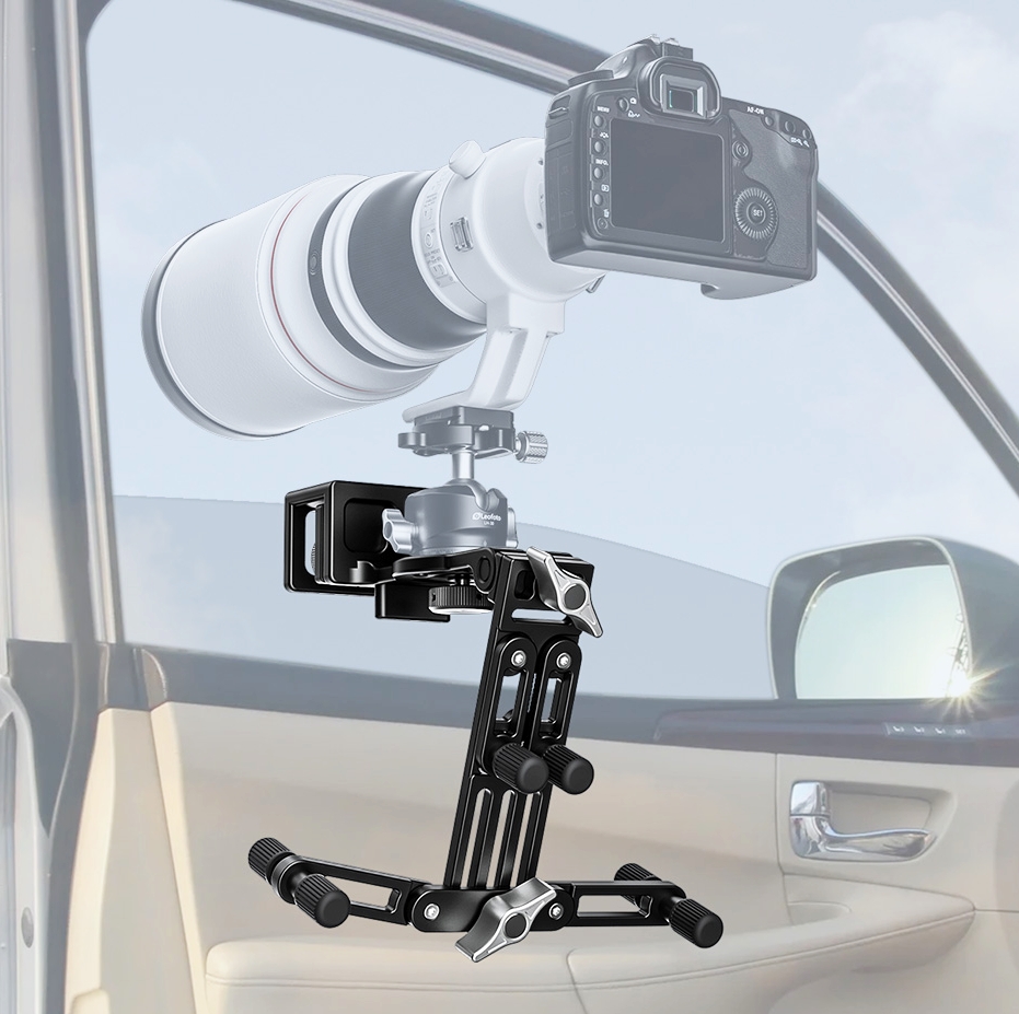 Leofoto WN-02 Multi Purpose Car Window Clamp Kit
