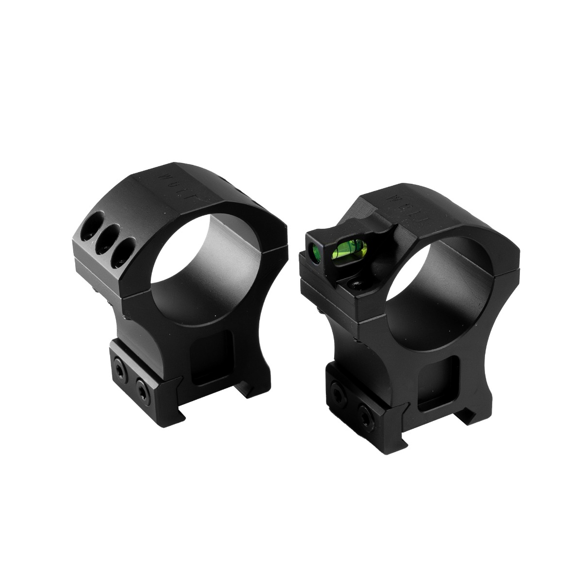 WULF Tactical Rings with Bubble Level - Picatinny - 30mm Tube - High (36MM)