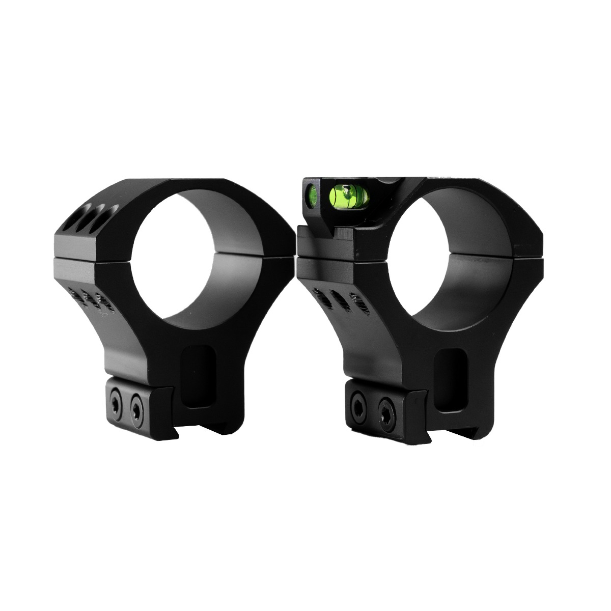 WULF Tactical Rings with Bubble Level - 9/11mm - 30mm Tube - High (36MM)