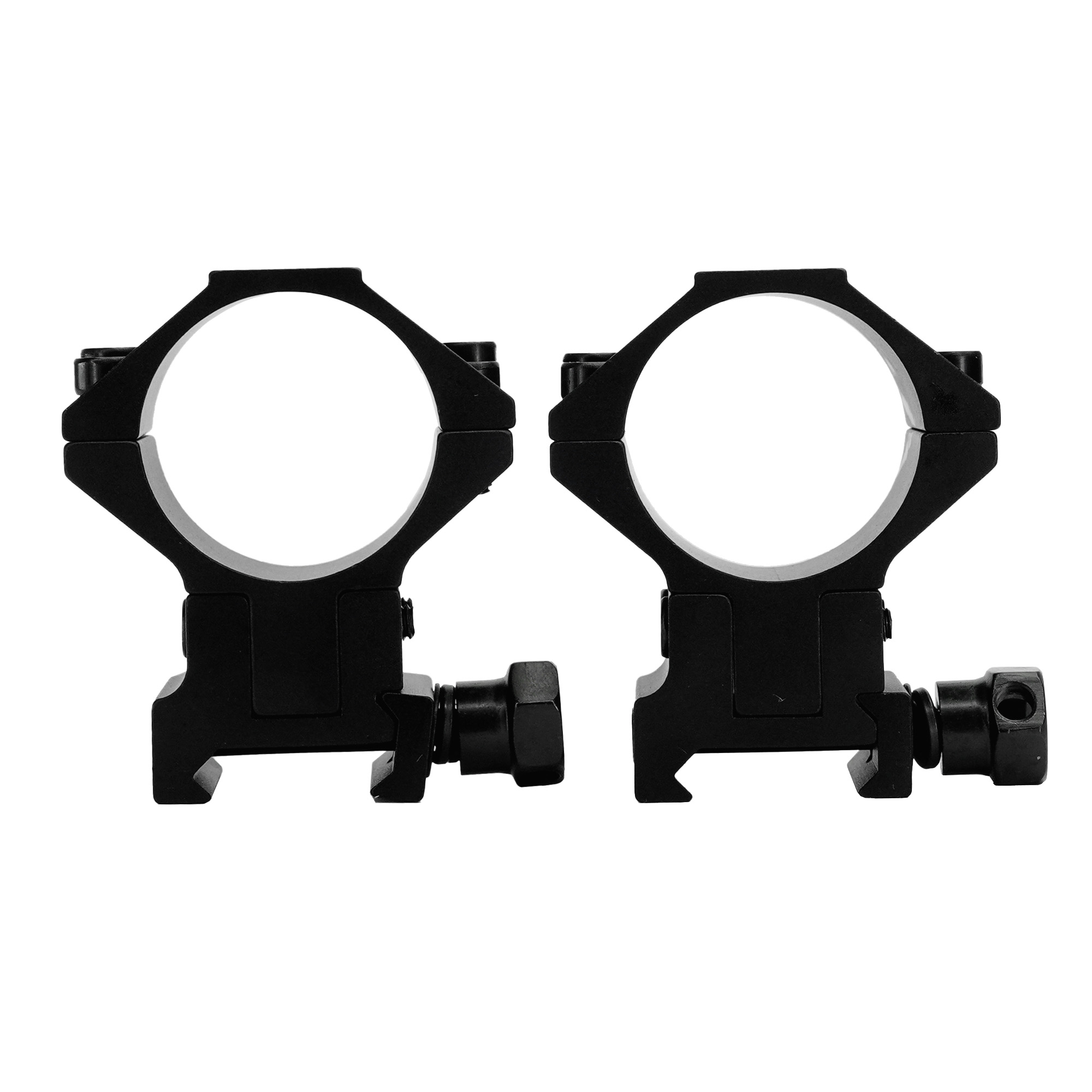 WULF 40 MOA Adjustable 6 Screw Rings - Picatinny - 1" Tube