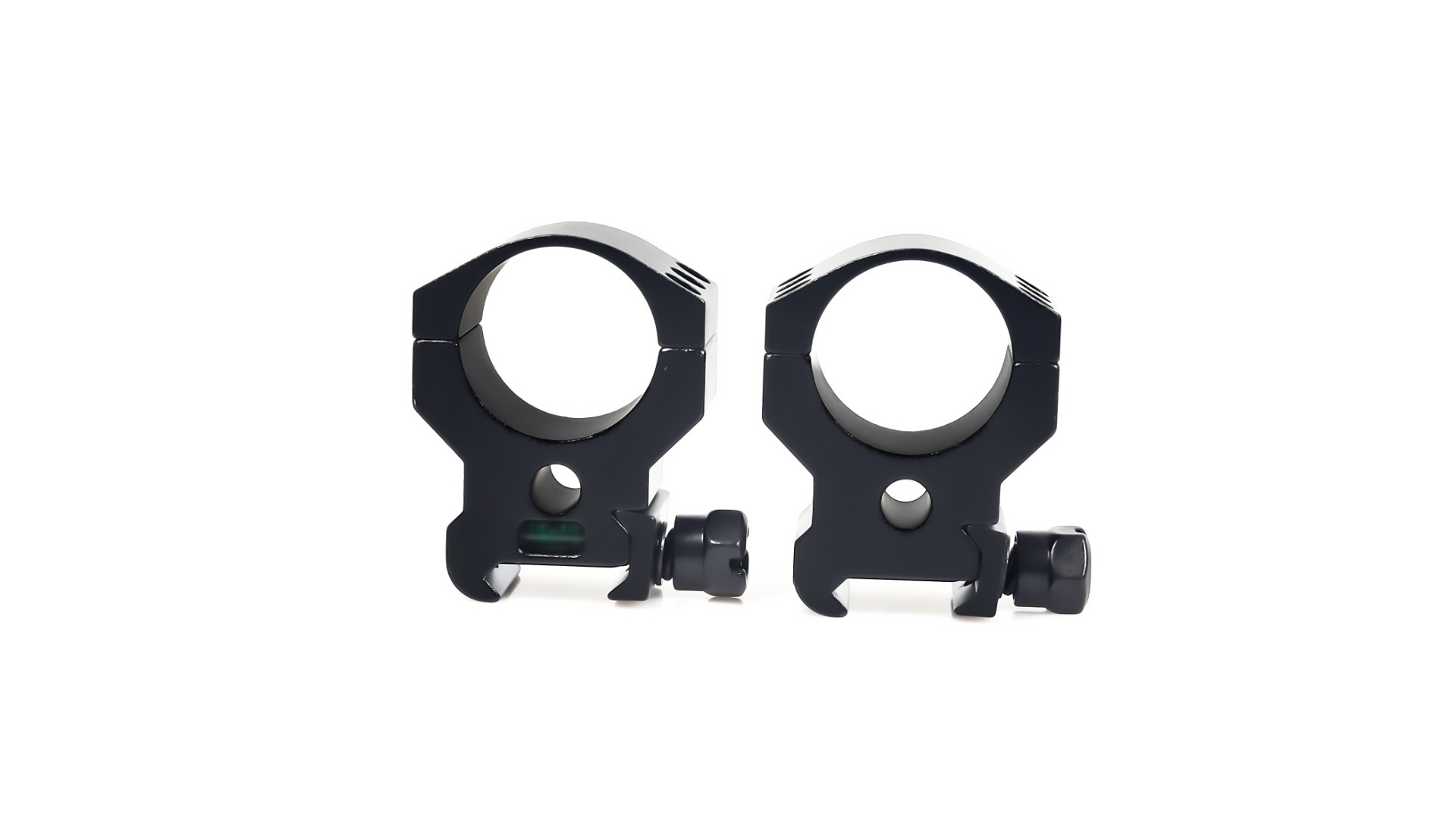 WULF Pro Tac 30mm Bubble Level Heavy Duty 6 Screw Weaver/Picatinny Rings - Medium