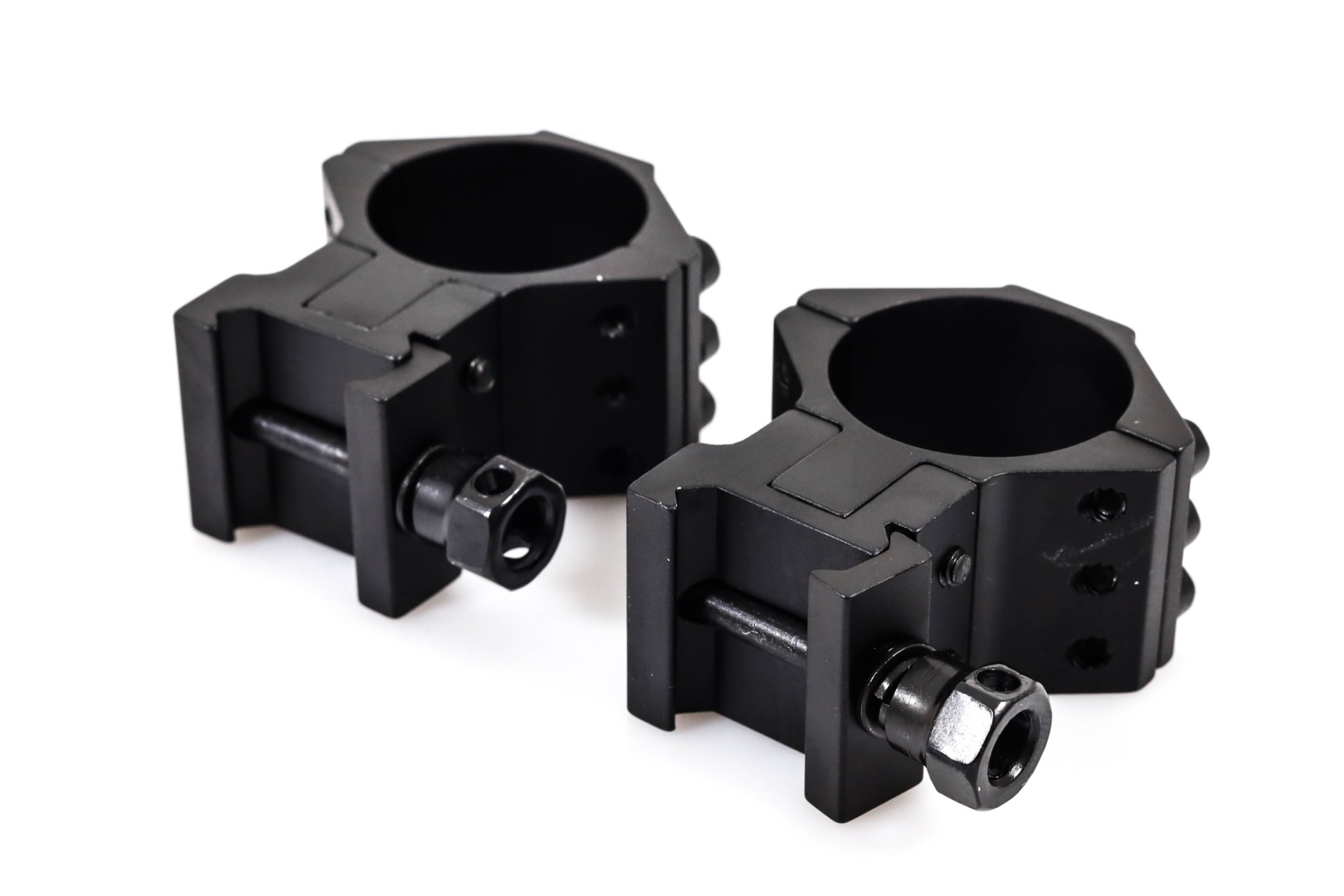 WULF 30mm 40 MOA Adjustable 6 Screw 2 Piece Picatinny Rings