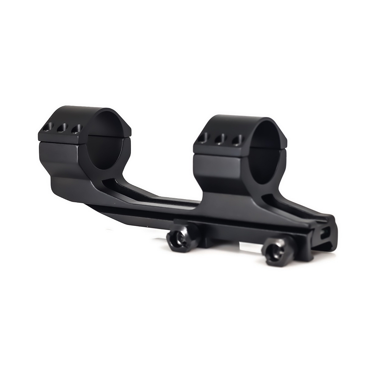 Wulf Pro Tac 30mm 1pc Cantilever Bubble Level 2 inch offset Scope Mount Weaver/Picatinny Base